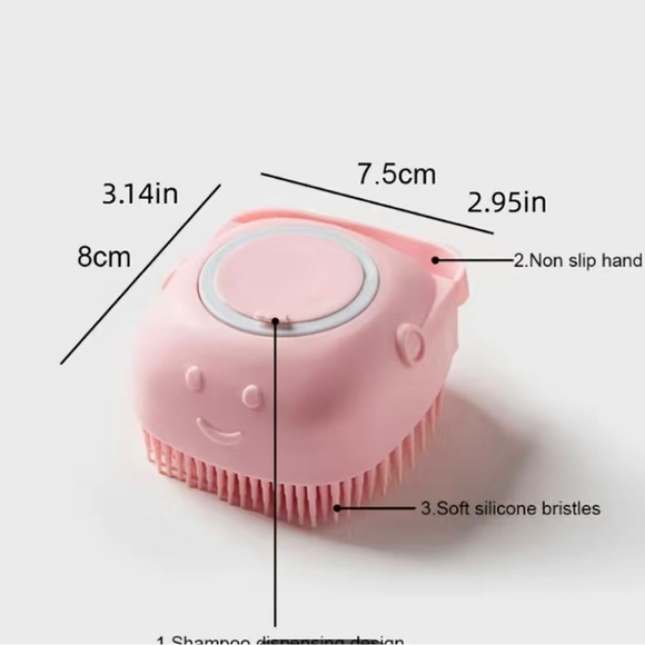 🛍️Purple Pet Shampoo Brush for Dogs and Cats - Picture 7 of 10